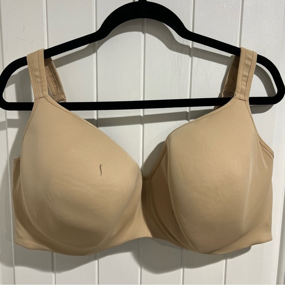 Lane Bryant Cacique Smooth Bra Underiwire Lined Balconette Nude Plus size 46DDD - Picture 1 of 15